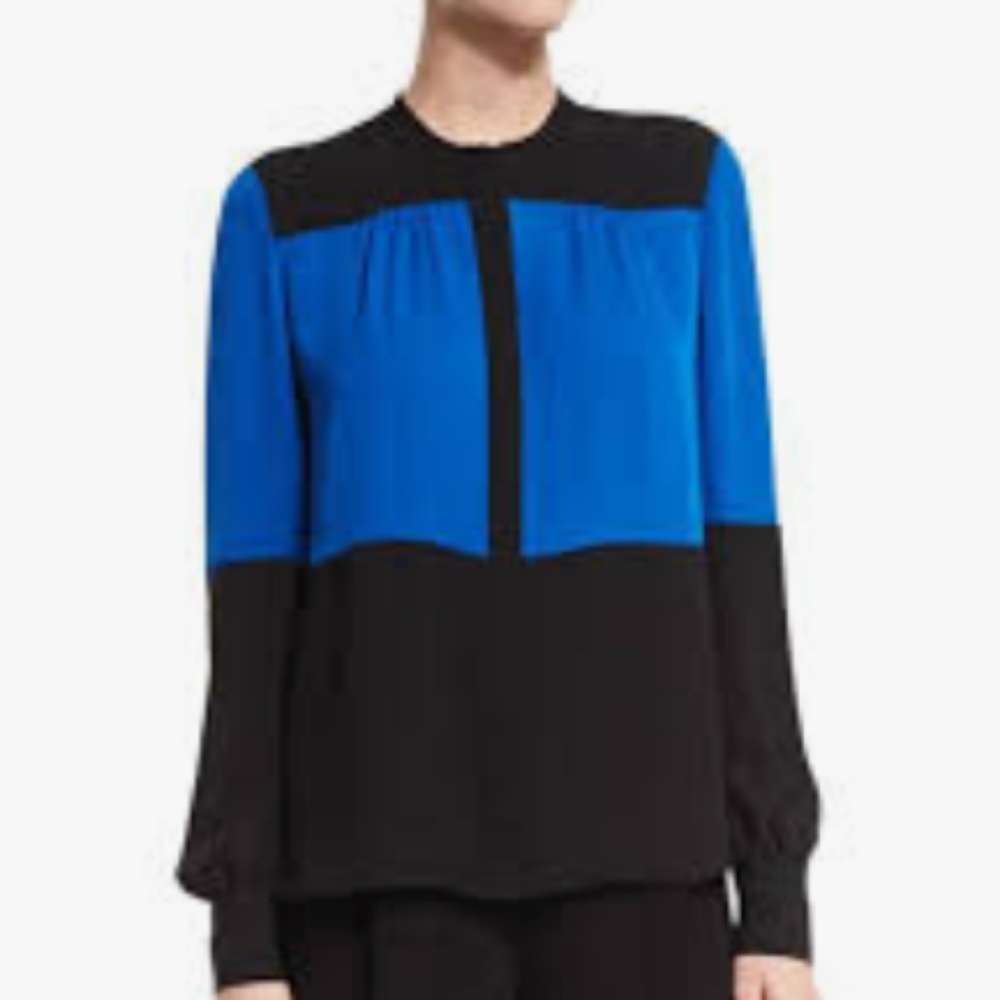 DVF Dillon Two Silk Top